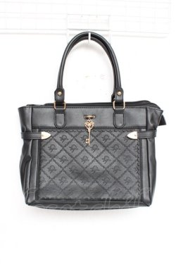 画像1: axes femme / 鍵付き薔薇デザインバッグ  黒 Y-25-11-15-042-AX-BG-SZ-ZY