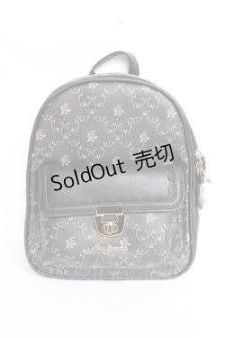 画像2: axes femme / 薔薇モチーフプリントリュック  黒 Y-25-11-15-044-AX-BG-SZ-ZY