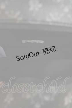 画像4: axes femme / 薔薇モチーフプリントリュック  黒 Y-25-11-15-044-AX-BG-SZ-ZY