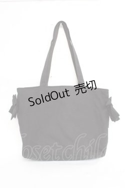 画像2: axes femme / A4フリルトートバッグ  黒 Y-25-11-15-045-AX-BG-SZ-ZY