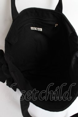 画像3: axes femme / A4フリルトートバッグ  黒 Y-25-11-15-045-AX-BG-SZ-ZY