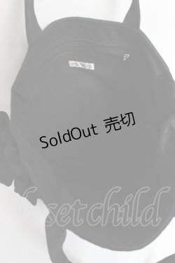 画像3: axes femme / A4フリルトートバッグ  黒 Y-25-11-15-045-AX-BG-SZ-ZY