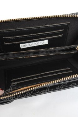 画像3: axes femme / 花モチーフキルトポシェット  黒 Y-25-11-15-047-AX-BG-SZ-ZY