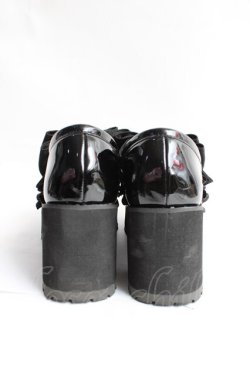 画像4: Honey Cinnamon / ビジューエナメルシューズ ｍ 黒 Y-25-11-15-050-LO-SH-SZ-ZY