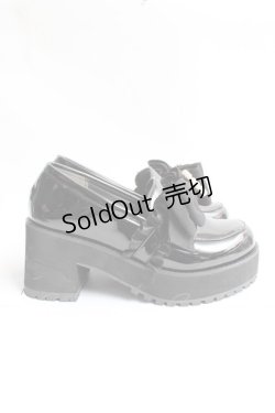 画像5: Honey Cinnamon / ビジューエナメルシューズ ｍ 黒 Y-25-11-15-050-LO-SH-SZ-ZY