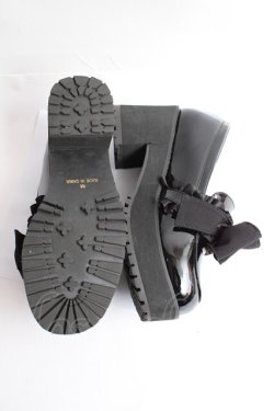 画像6: Honey Cinnamon / ビジューエナメルシューズ ｍ 黒 Y-25-11-15-050-LO-SH-SZ-ZY