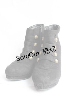 画像1: F＆A / ナポレオンデザインブーツ M 黒 Y-25-11-15-051-LO-SH-SZ-ZT-K002