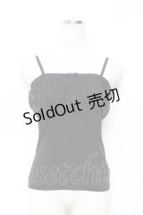 an another angelus / レース切替キャミ  黒 Y-25-11-15-052-CA-TO-SZ-ZY