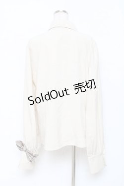 画像2: Princess Chronicles / 秘密探偵のプリーツブラウス  生成り Y-25-11-15-054-PU-BL-SZ-ZY