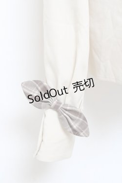 画像3: Princess Chronicles / 秘密探偵のプリーツブラウス  生成り Y-25-11-15-054-PU-BL-SZ-ZY