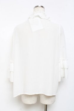 画像2: axes femme kawaii / シャルロットブラウス M 白 Y-25-11-15-057-AX-BL-SZ-ZY