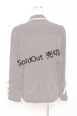 画像2: axes femme / 袖レースアップジャケット M Dブラウン Y-25-11-15-064-AX-JA-SZ-ZY