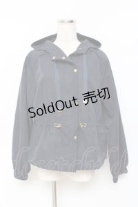 axes femme / レース使いマウンテンパーカー  紺 Y-25-11-15-072-AX-TO-SZ-ZY