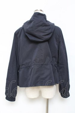 画像2: axes femme / レース使いマウンテンパーカー  紺 Y-25-11-15-072-AX-TO-SZ-ZY