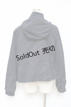 画像2: axes femme / レース使いマウンテンパーカー  紺 Y-25-11-15-072-AX-TO-SZ-ZY