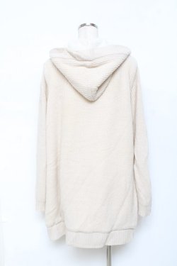 画像2: axes femme / ニットファーカーディガン  生成り Y-25-11-15-073-AX-TO-SZ-ZY