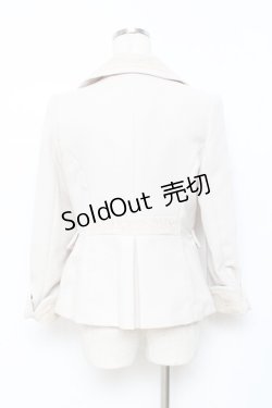 画像2: axes femme / レース使いジャケット  生成り Y-25-11-15-074-AX-JA-SZ-ZY