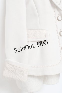 画像3: axes femme / レース使いジャケット  生成り Y-25-11-15-074-AX-JA-SZ-ZY