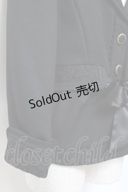 画像3: axes femme / レース使いジャケット  黒 Y-25-11-15-075-AX-JA-SZ-ZY