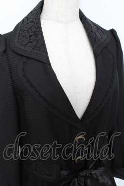 画像4: axes femme / レース使いジャケット  黒 Y-25-11-15-075-AX-JA-SZ-ZY