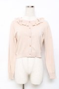 m petit by misako / AOKフリルニットカーディガン S ベージュ Y-25-11-15-079-LO-TO-SZ-ZY