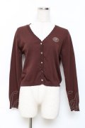 m petit by misako / UVカットサマーカーディガン S 茶 Y-25-11-15-080-LO-TO-SZ-ZY