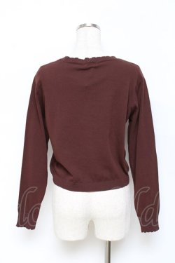 画像2: m petit by misako / UVカットサマーカーディガン S 茶 Y-25-11-15-080-LO-TO-SZ-ZY