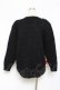 画像2: INGEBORG / カーネーションモチーフのニットカーディガン F 黒 Y-25-11-15-085-LO-TO-SZ-ZY (2)