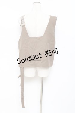 画像2: Princess Chronicles / 秘密探偵のリボンベスト  ベージュ Y-25-11-15-087-PU-TO-SZ-ZY