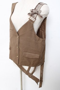 画像3: Princess Chronicles / 秘密探偵のリボンベスト  ベージュ Y-25-11-15-087-PU-TO-SZ-ZY