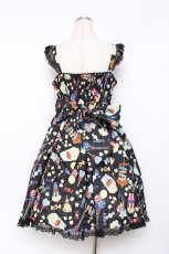 画像3: Angelic Pretty / Happy Park Carnivalジャンパースカートセット(2025 Happy Pack)  黒 Y-25-11-15-089-AP-OP-SZ-ZI (3)