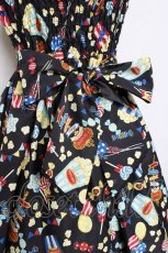 画像4: Angelic Pretty / Happy Park Carnivalジャンパースカートセット(2025 Happy Pack)  黒 Y-25-11-15-089-AP-OP-SZ-ZI (4)