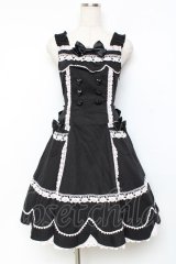 BABY, THE STARS SHINE BRIGHT / くみゃちゃんのLovely Paradeジャンパースカート  黒×ピンク Y-25-11-15-090-BA-OP-SZ-ZY