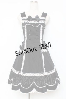 画像1: BABY, THE STARS SHINE BRIGHT / くみゃちゃんのLovely Paradeジャンパースカート  黒×ピンク Y-25-11-15-090-BA-OP-SZ-ZY