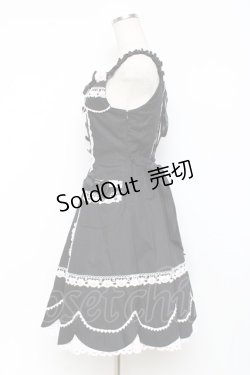 画像2: BABY, THE STARS SHINE BRIGHT / くみゃちゃんのLovely Paradeジャンパースカート  黒×ピンク Y-25-11-15-090-BA-OP-SZ-ZY