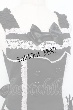 画像4: BABY, THE STARS SHINE BRIGHT / くみゃちゃんのLovely Paradeジャンパースカート  黒×ピンク Y-25-11-15-090-BA-OP-SZ-ZY