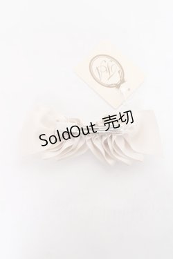 画像2: 【SALE】F＆A / リボンクリップ  アイボリー Y-25-11-15-013-LO-ZA-SZ-ZT487-F004