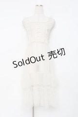 m petit by misako / ドットチュールエプロン S 生成り Y-25-11-15-094-LO-OP-SZ-ZY