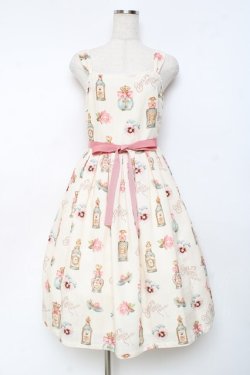 画像1: Emily Temple cute / Revivalノースリーブワンピース M アイボリー Y-25-11-15-095-ET-OP-SZ-ZY