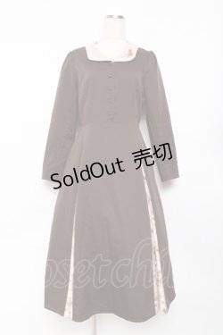 画像1: an another angelus / 刺繍入り花柄切替ロングワンピース  ブラウン Y-25-11-15-096-CA-OP-SZ-ZY