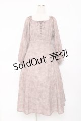 an another angelus / フロントレースアップペイズリーフラワーワンピース  ブラウン Y-25-11-15-097-CA-OP-SZ-ZY