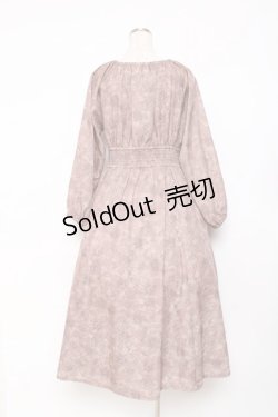 画像2: an another angelus / フロントレースアップペイズリーフラワーワンピース  ブラウン Y-25-11-15-097-CA-OP-SZ-ZY