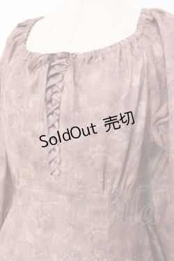 画像3: an another angelus / フロントレースアップペイズリーフラワーワンピース  ブラウン Y-25-11-15-097-CA-OP-SZ-ZY
