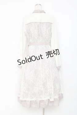 画像2: axes femme / ビスチェ切替レースワンピース  生成り Y-25-11-15-098-AX-OP-SZ-ZY
