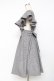 画像2: axes femme POETIQUE / ラッフルフリルワンピース M グレー Y-25-11-15-099-AX-OP-SZ-ZY (2)