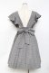 画像3: axes femme POETIQUE / ラッフルフリルワンピース M グレー Y-25-11-15-099-AX-OP-SZ-ZY (3)