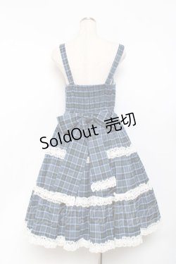 画像2: axes femme kawaii / タータンチェックジャンスカ  ブルー Y-25-11-15-100-AX-OP-AS-ZY
