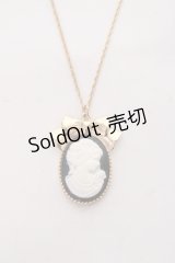 m petit by misako / AMリボンネックレス  中黒 Y-25-11-15-002-LO-AC-SZ-ZY