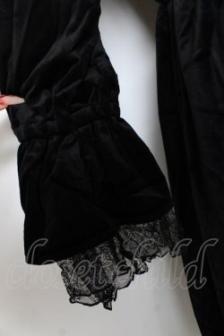 画像4: axes femme / パゴタ袖ベロアワンピース  黒 Y-25-11-15-101-AX-OP-SZ-ZY