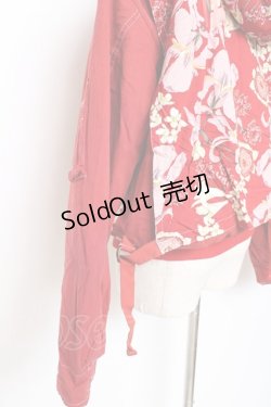 画像3: PINK HOUSE / パッチワーク柄フードブルゾン F 赤 Y-25-11-15-106-LO-JA-SZ-ZY